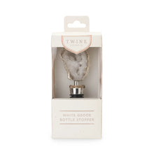 Load image into Gallery viewer, White Geode Bottle Stopper