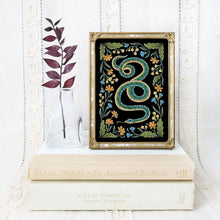 Load image into Gallery viewer, Snake Art Print Folk Decor