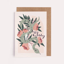 Load image into Gallery viewer, Mystical Snake Birthday Card