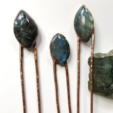 Load image into Gallery viewer, Labradorite Hair Pin