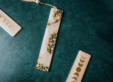 Load image into Gallery viewer, Peach Moon Phases & Geode Resin Bookmark: Geode