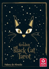 Load image into Gallery viewer, Golden Black Cat Tarot