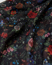 Load image into Gallery viewer, Rambling Floral Lightweight Scarf - Black