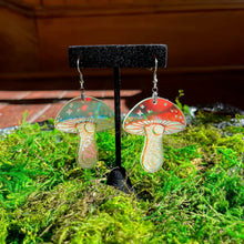 Load image into Gallery viewer, Cosmic Mushroom Earrings - BESPELL & CO.