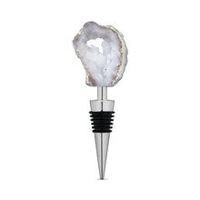 Load image into Gallery viewer, White Geode Bottle Stopper