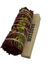Load image into Gallery viewer, Floral Dragon's Blood Sage & Passon Palo Santo Set - BESPELL & CO.