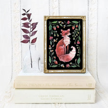 Load image into Gallery viewer, Fox Art Print Folk Decor - BESPELL & CO.