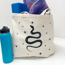 Load image into Gallery viewer, Snake Canvas Tote Bag
