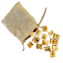 Load image into Gallery viewer, Palo Santo Rune Set - Pendulums