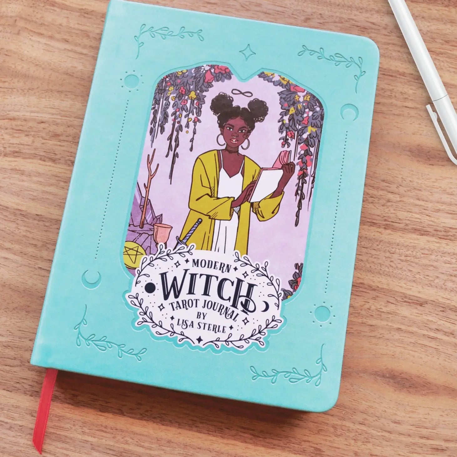 Witch Notebook - The World: Vintage Tarot Design Lined Witchy Journal  Hardcover by Studio Arcana