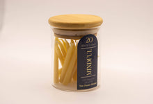 Load image into Gallery viewer, 20 Minute Beeswax Candle Set: Mindful (Set of 20): Glass Jar