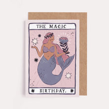 Load image into Gallery viewer, Mermaid Magic Birthday Card