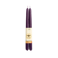 Load image into Gallery viewer, 100% Pure Beeswax Tapers: Black / Standard (12&quot; x 7/8&quot;)