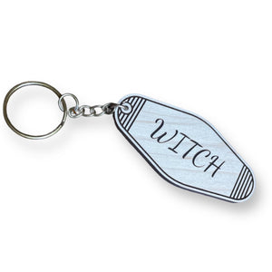 Retro Witch Keychain