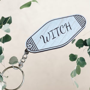 Retro Witch Keychain
