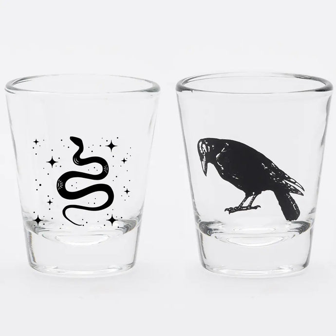 Crow and Snake Shot Glasses - BESPELL & CO.