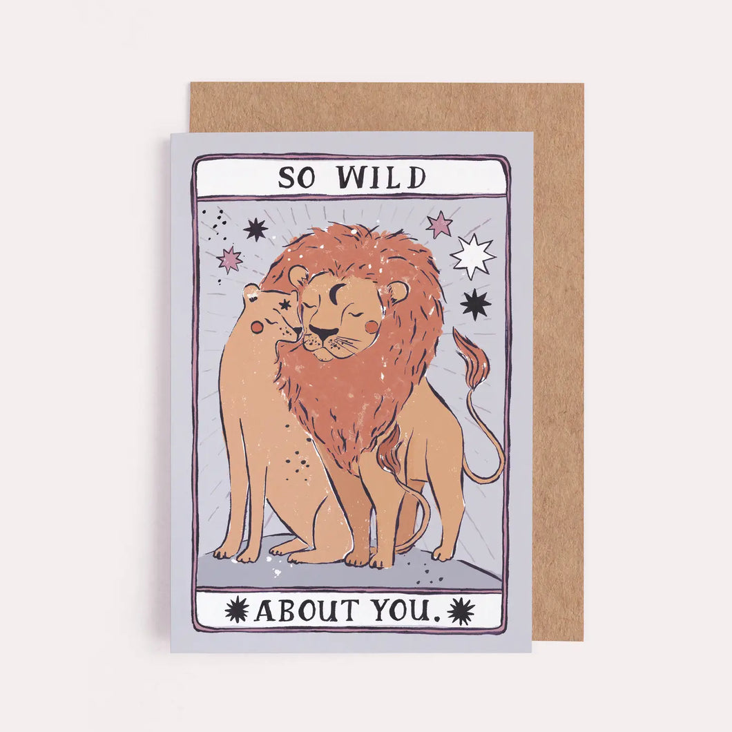 Wild About You Card | Love Card | Anniversary Card