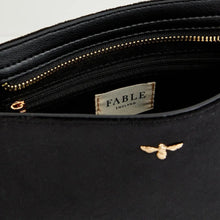 Load image into Gallery viewer, Fable England Bonnie Wristlet Pouch - Black Velvet - BESPELL &amp; CO.