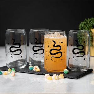 Snake Beer Can Glass