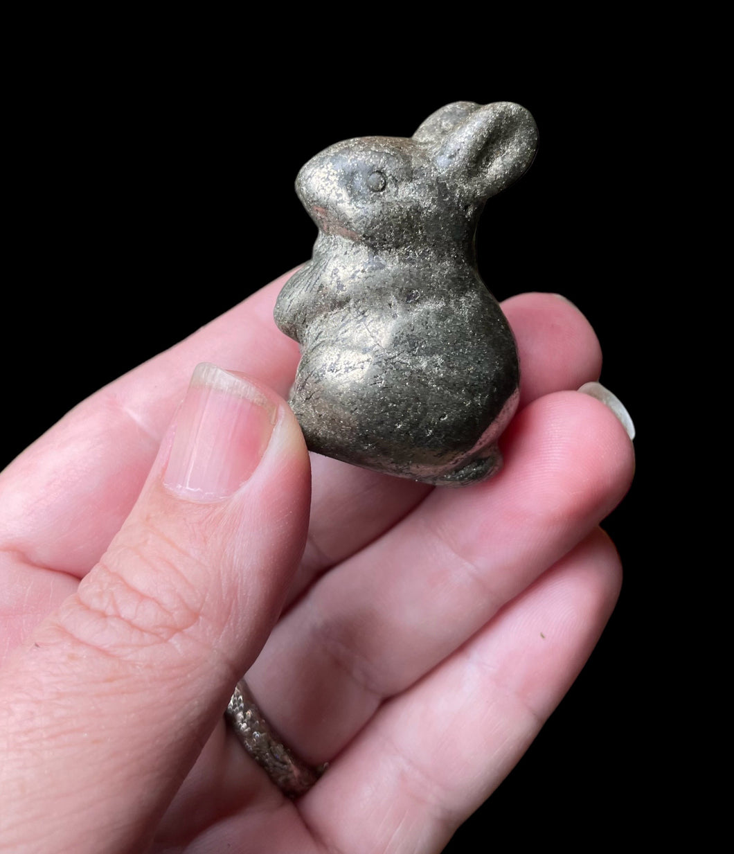 Mini Pyrite Bunny