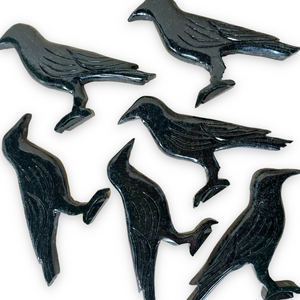 Black Obsidian Crow - Crystals