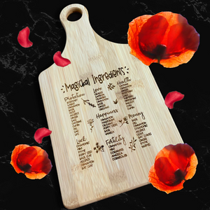 Magical Ingredients Bamboo Cutting Board - Home