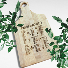Load image into Gallery viewer, Magical Ingredients Bamboo Cutting Board - Home