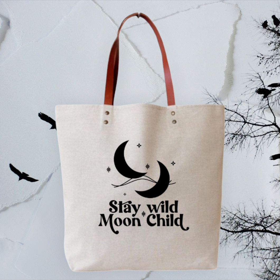 Stay Wild Moon Child Tote - Drinks